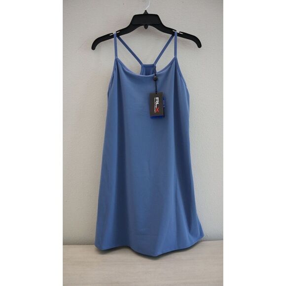 Ralph Lauren RLX Women Sz M Blue Racerback Athletic Golf/Tennis Skort Dress $198 - Picture 1 of 15
